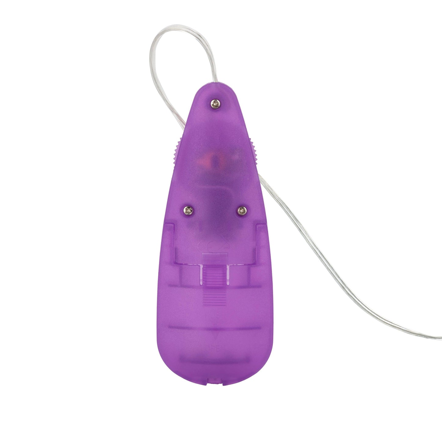 Slim Teardrop Wired Remote Control Vibrating Bullet - Various Colors