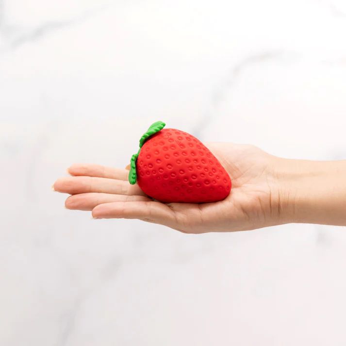 Strawberry Emojibator Ultra Discreet First Time Suction Vibrator
