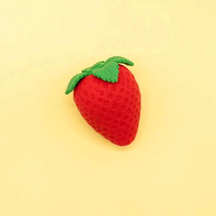 Strawberry Emojibator Ultra Discreet First Time Suction Vibrator