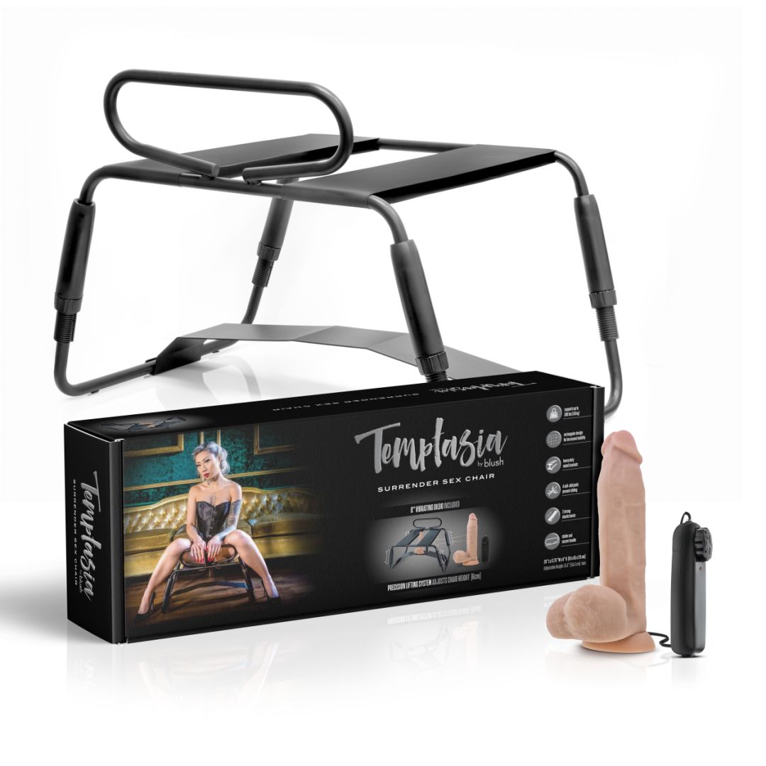 Surrender Sex Chair with 8 Inch Vibrating Dildo