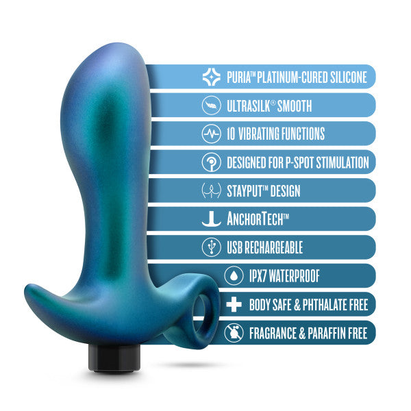 Teleportation Vibrating Silicone Prostate Massager & Butt Plug