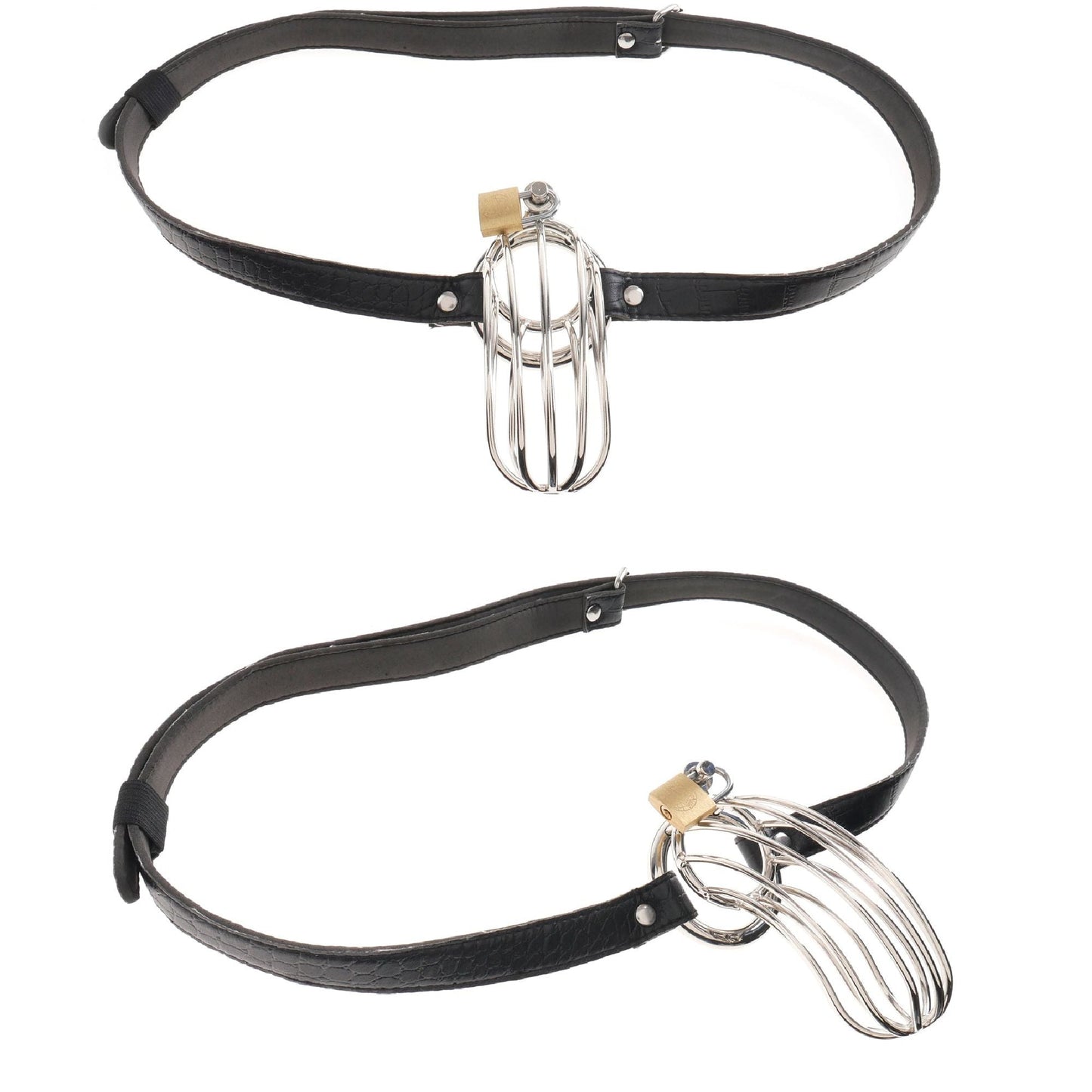 The Prisoner Extreme Locking Steel Chastity Cage