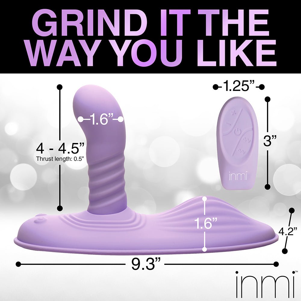 Thrust 'N' Grind Thrusting & Vibrating Silicone Grinder with Remote