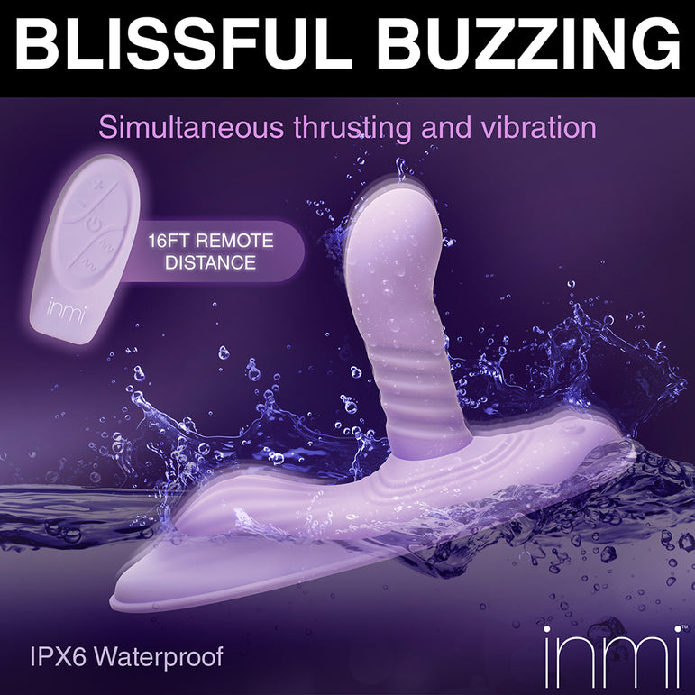 Thrust 'N' Grind Thrusting & Vibrating Silicone Grinder with Remote