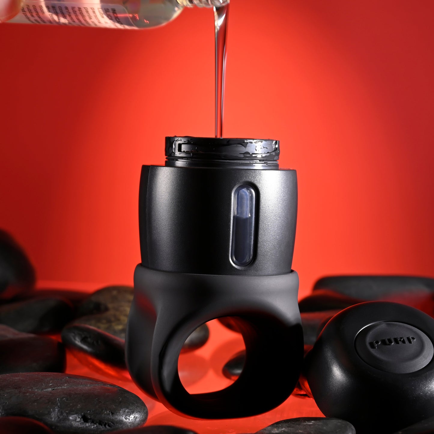Wet It Be Hand Held Vibrating Masturbator with Lube Dispenser
