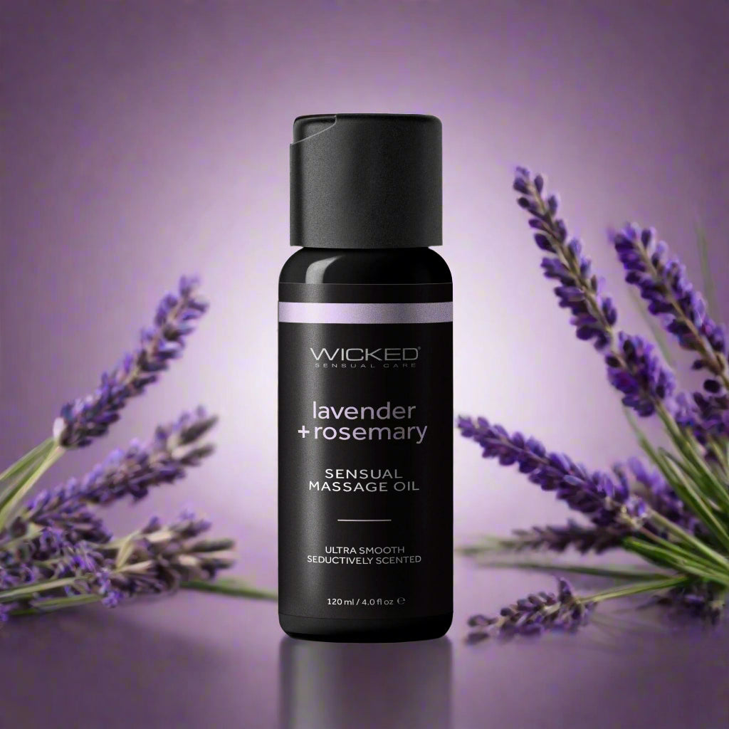 Wicked Lavender & Rosemary Sensual Massage Oil 4 oz