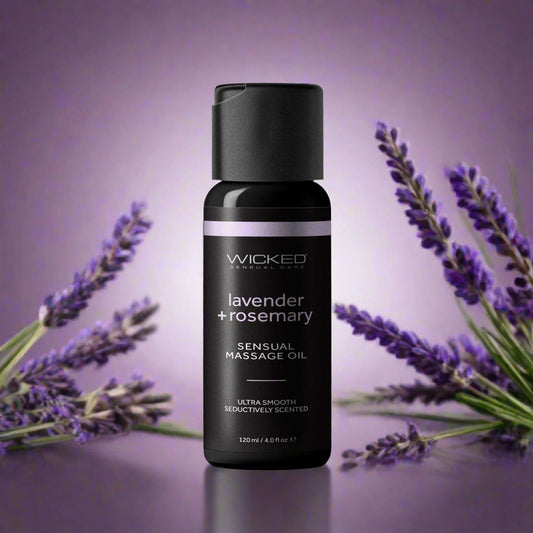 Wicked Lavender & Rosemary Sensual Massage Oil 4 oz