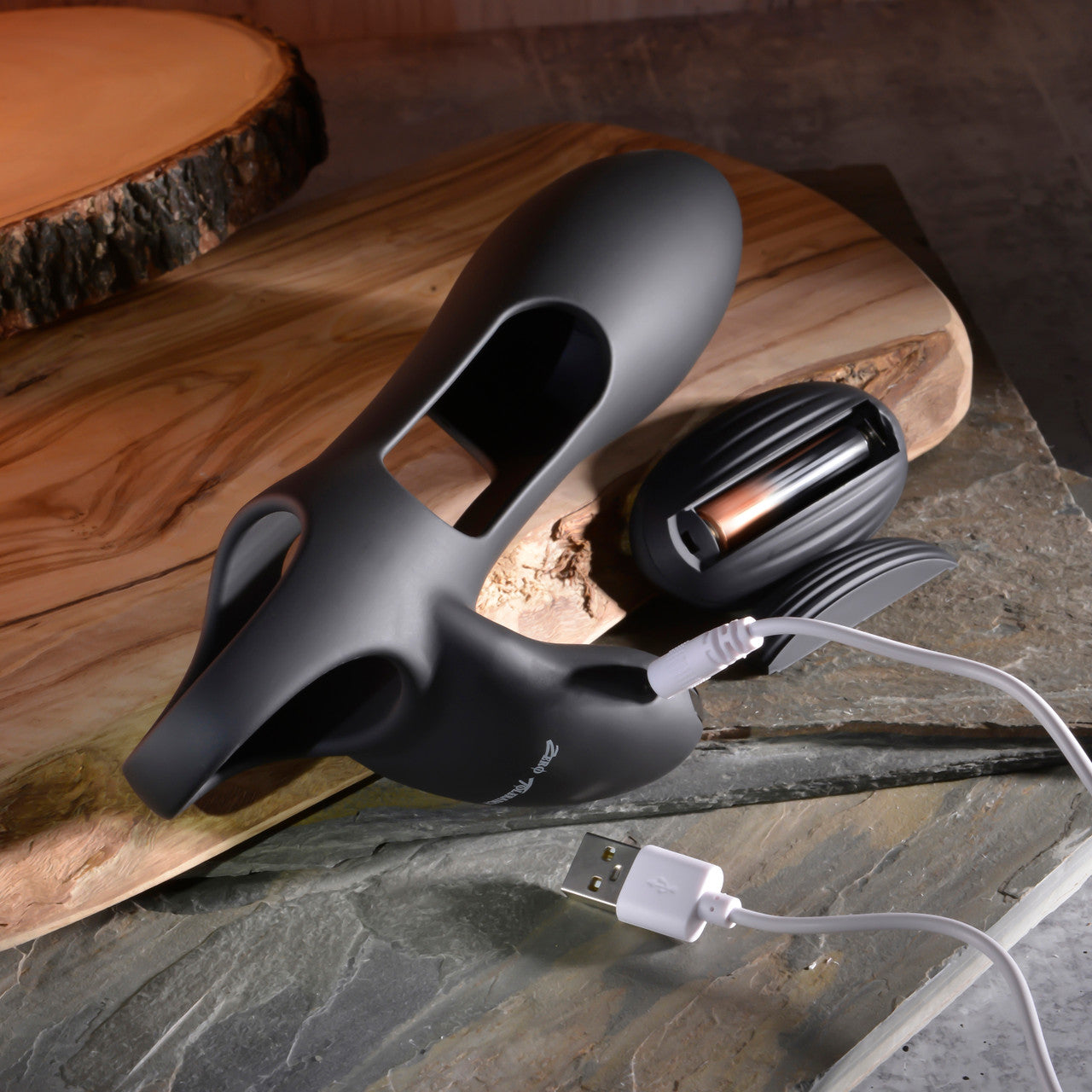 Nautilus Rechargable Vibrating Penis Sleeve for Couples with Remote Control