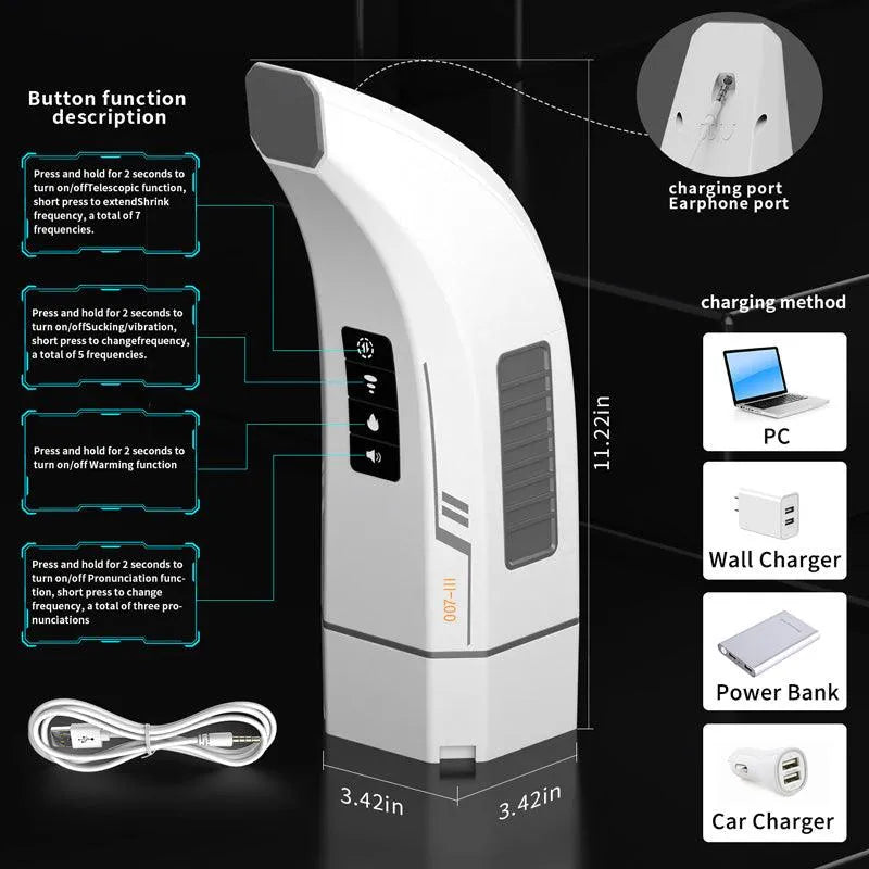 Automatic Air Sucking Blowjob Machine