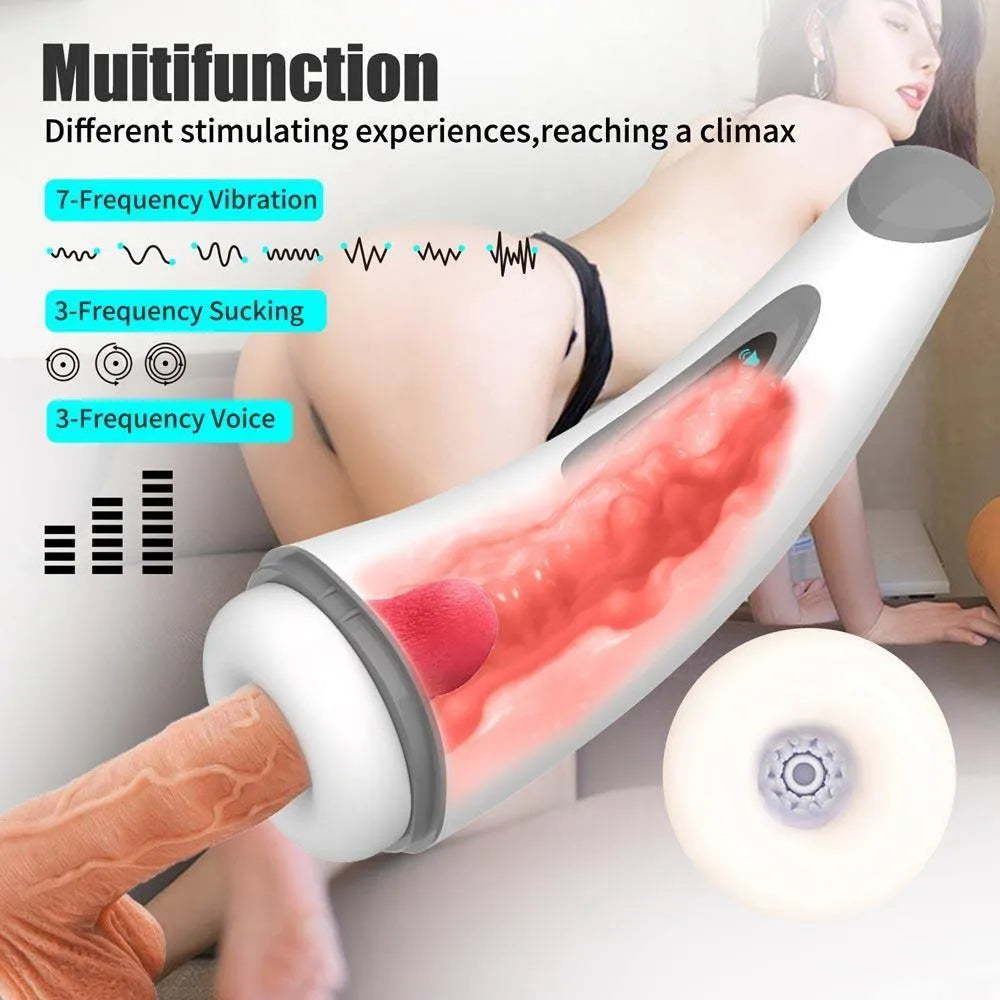 Automatic Air Sucking Blowjob Machine