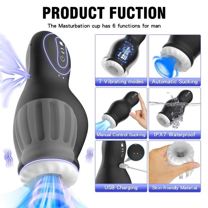Automatic Cock Milking Machine Toy for Men