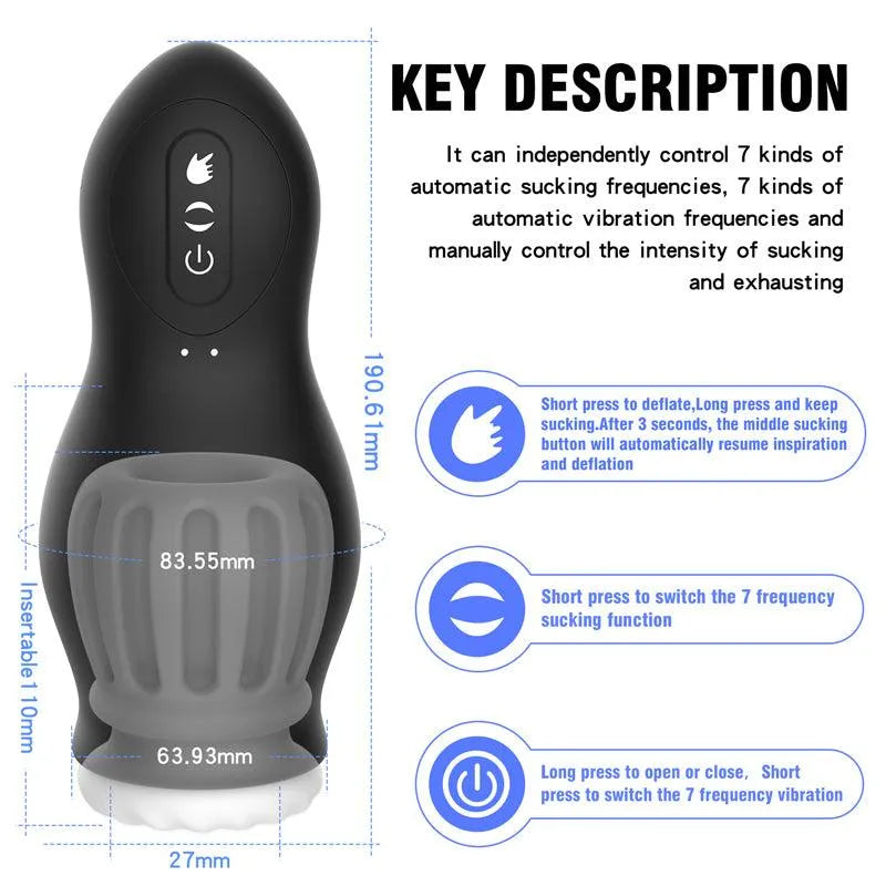Automatic Cock Milking Machine Toy for Men