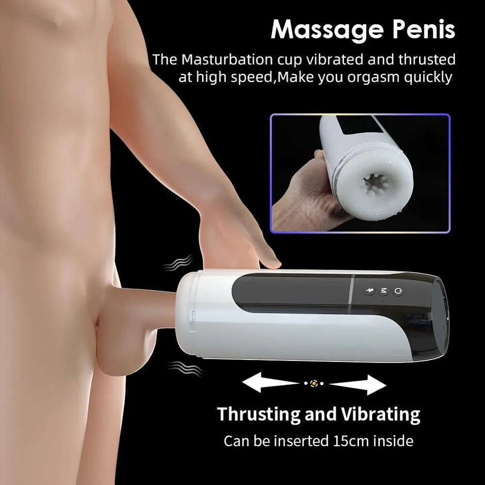 Automatic Thrusting Male Masturbator Sex Toy