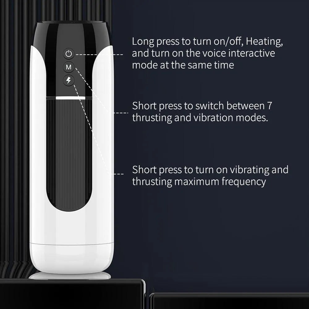Automatic Thrusting Male Masturbator Sex Toy