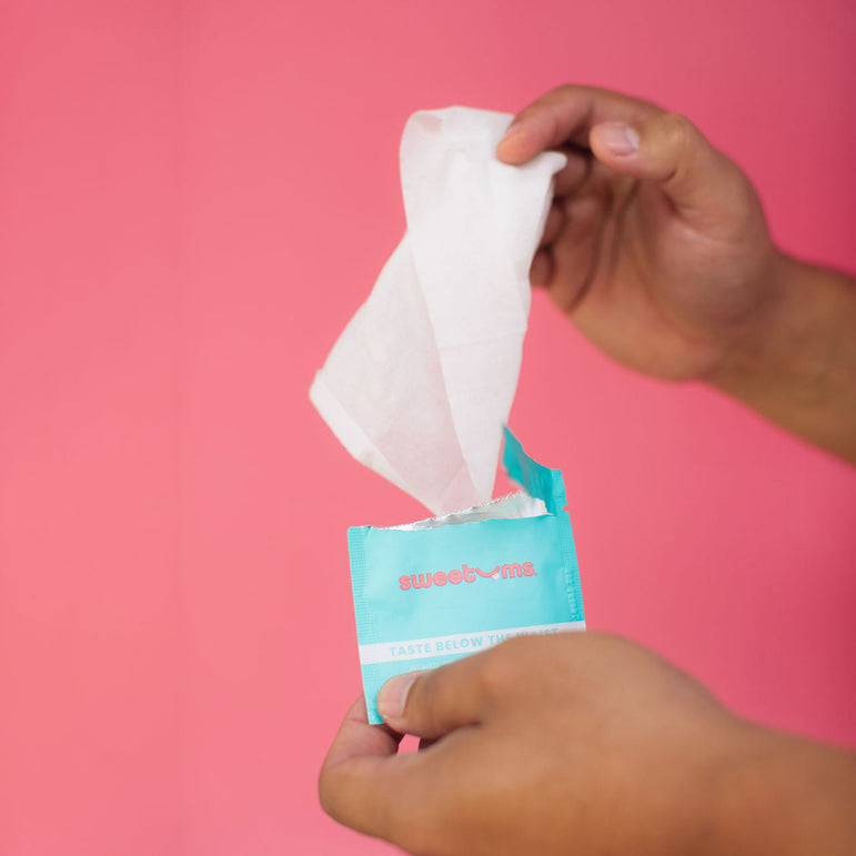 Sweetums Flavored Intimate Wipes - Various Flavors 10 pack