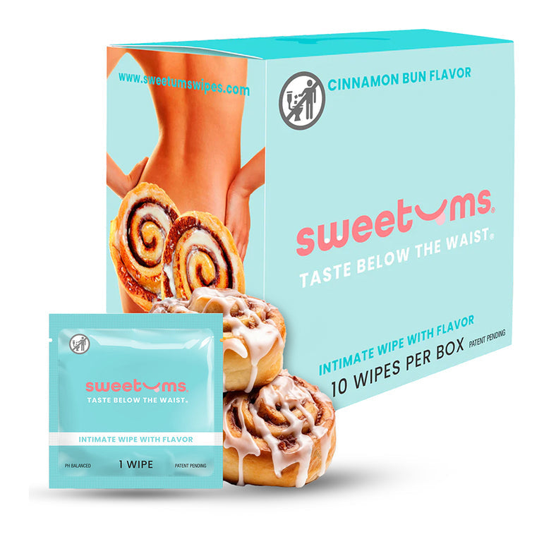 Sweetums Flavored Intimate Wipes - Various Flavors 10 pack