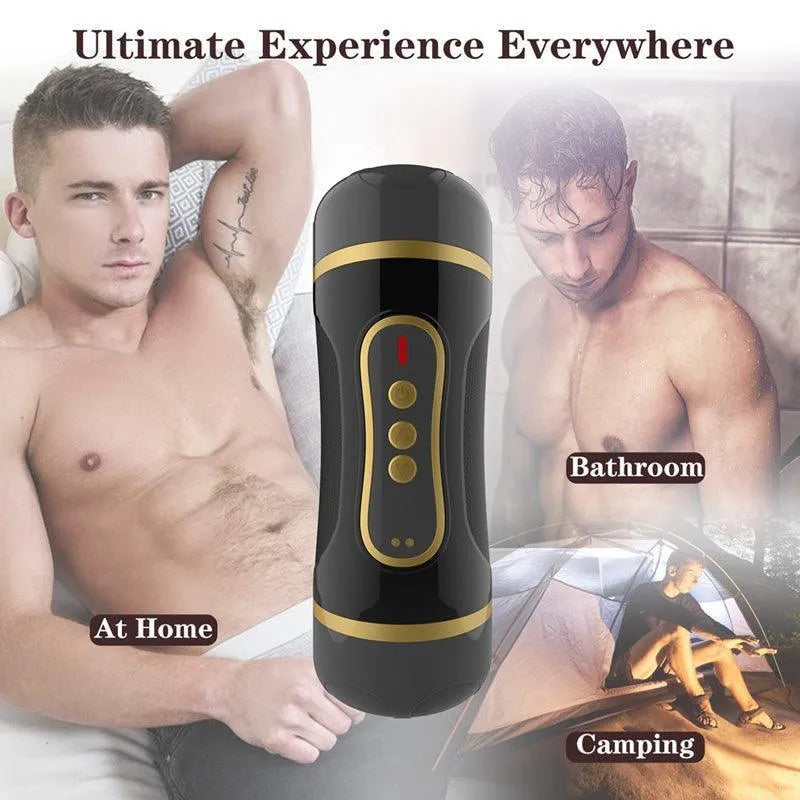 Dual Head Realistic Vibrating Pocket Pussy