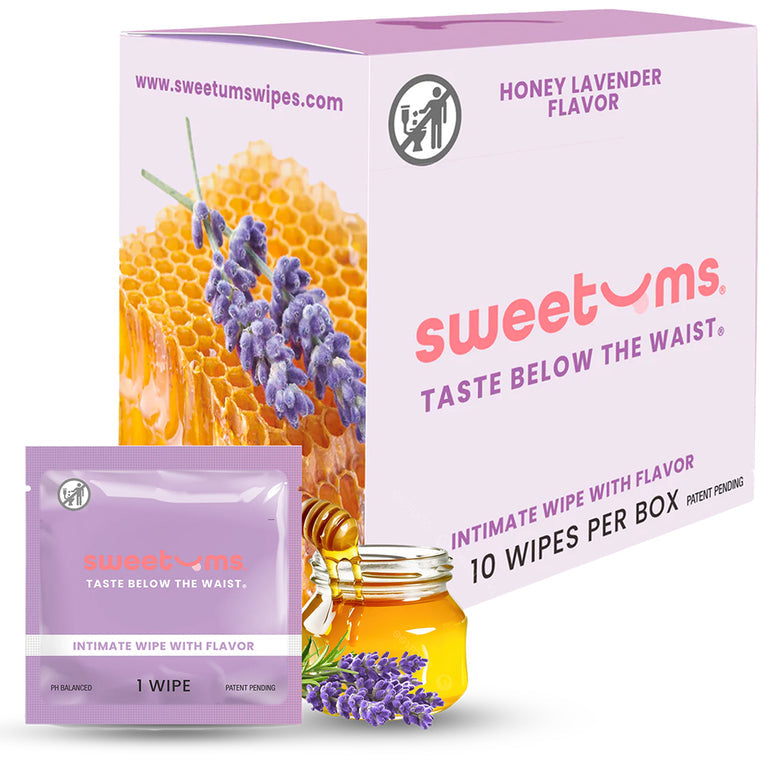 Sweetums Flavored Intimate Wipes - Various Flavors 10 pack