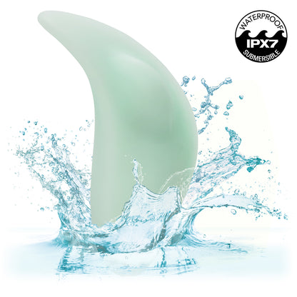 Bali Ultra Soft First Time Body Hugging Silicone Palm Vibrator - Mint Green