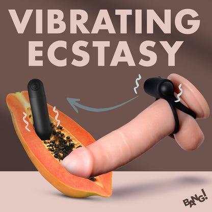 Bang! Cock Ring with Vibrating Bullet and Remote Control