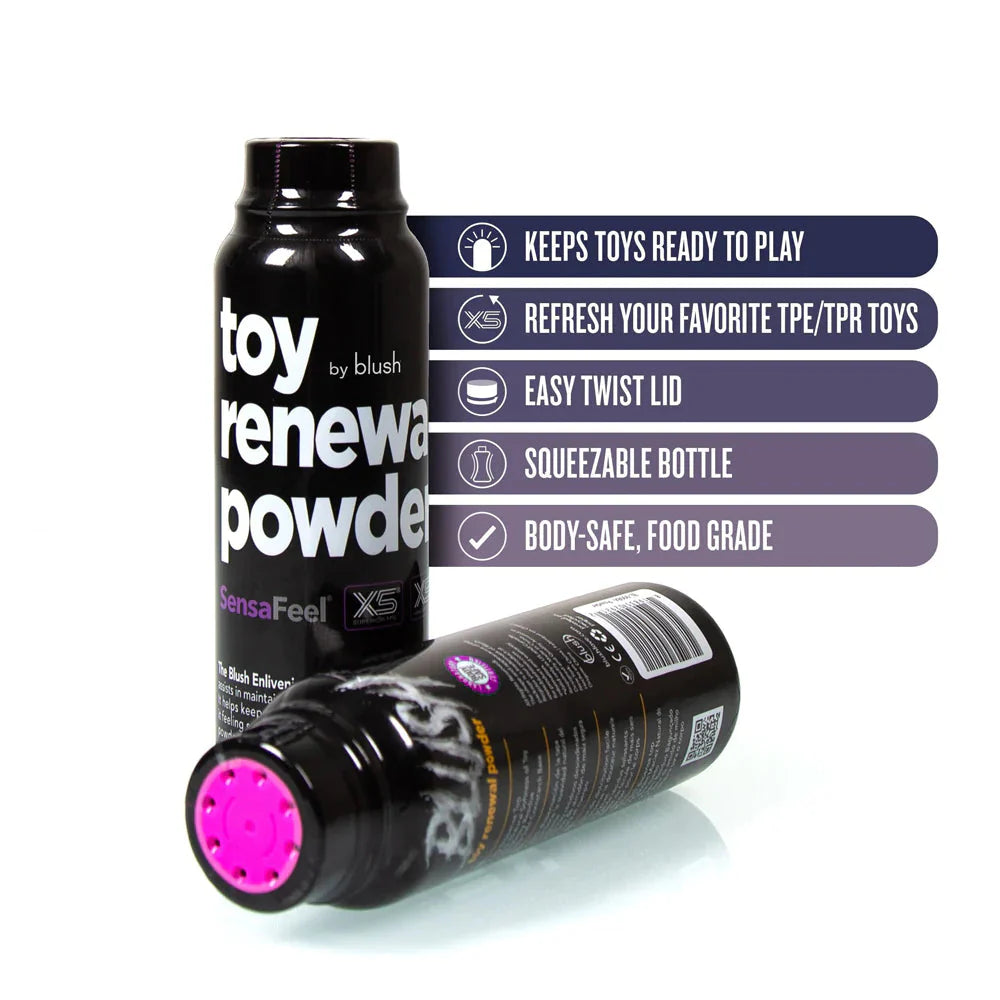 Blush SensaFeel & TPE Toy Renewal Powder 3.4 oz