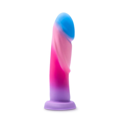 Borealis Dreams 7.75 Inch Girthy Silicone Dildo - Cotton Candy