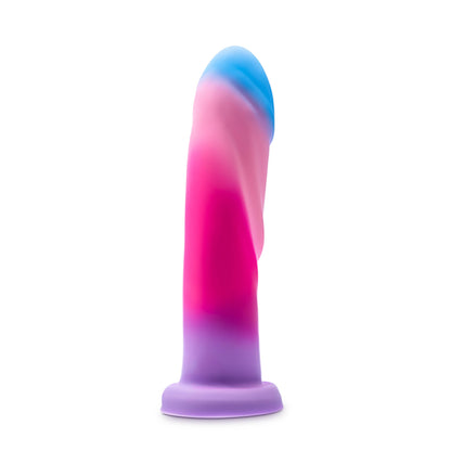 Borealis Dreams 7.75 Inch Girthy Silicone Dildo - Cotton Candy