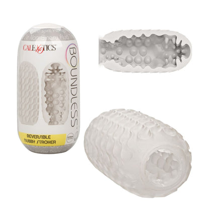 Boundless Discreet Reversible Nubby Stroker (2 Sensations in 1)