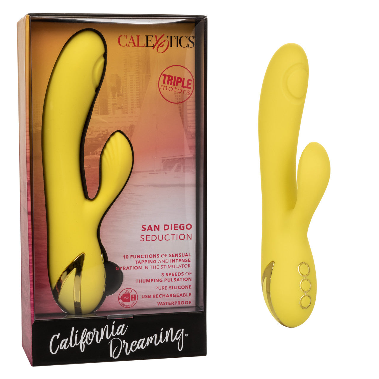California Dreaming San Diego Seduction G-Spot Thumping Rabbit Vibrator