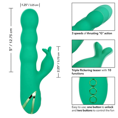 California Dreaming Sonoma Satisfier Dual Stimulation Vibrator