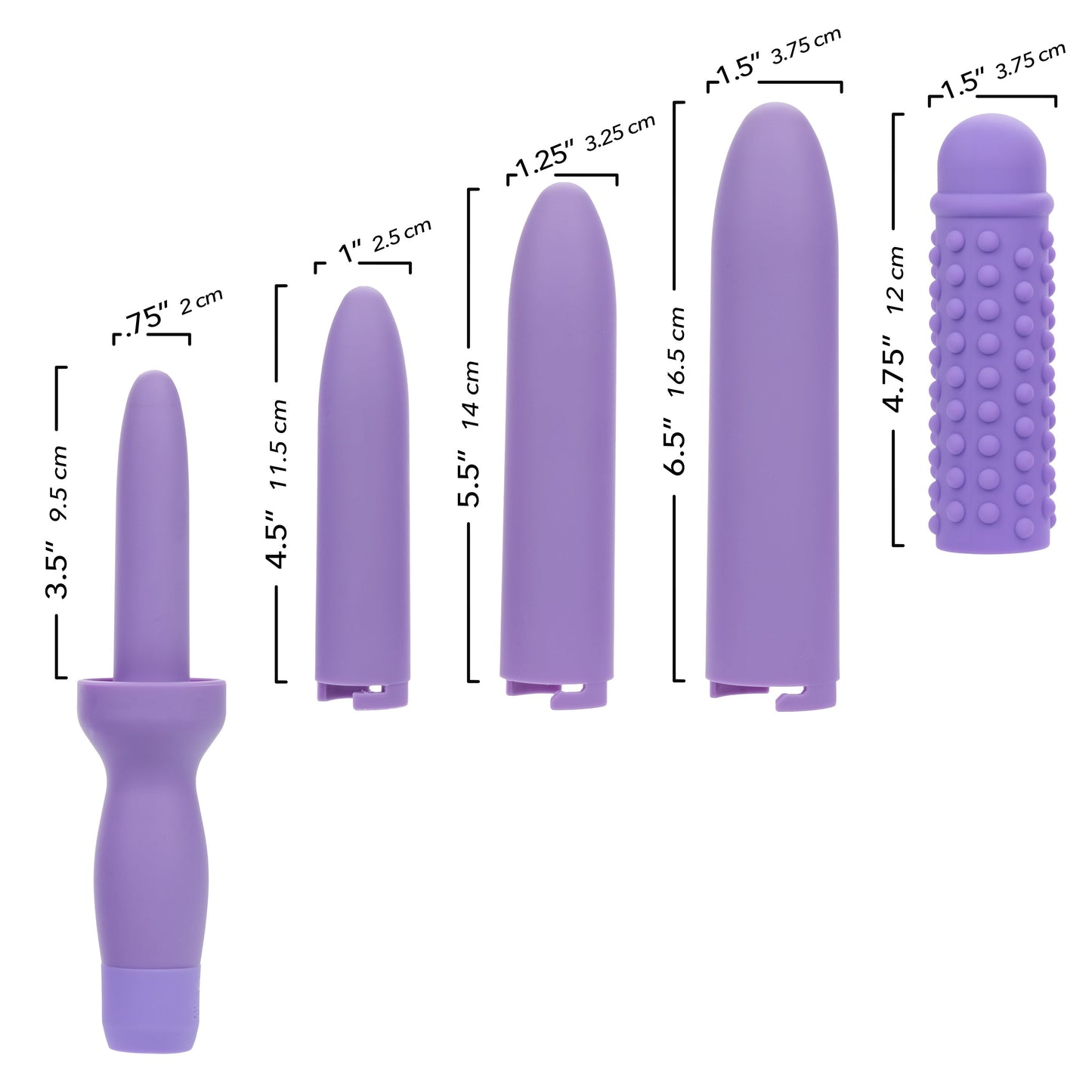 Dr. Laura Berman Vibrating Dilators Set of 4