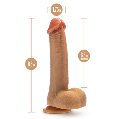 Dr. Phillips 8.5 Inch Thrusting Silicone Dildo - Caramel