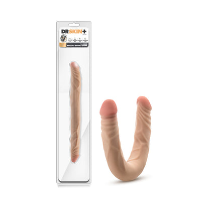 Dr. Skin Plus 14 Inch Posable Double Dildo - Vanilla