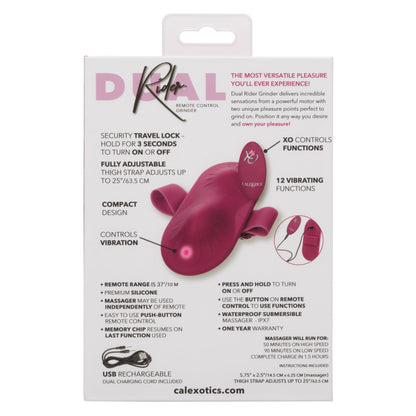 Dual Rider Strap-on Grinding Pad with Remote Control
