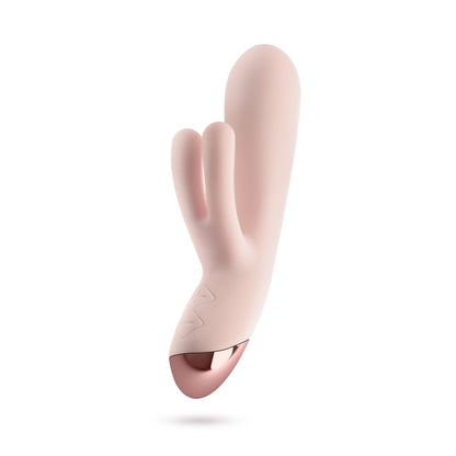Elora Dual Motor Rabbit Vibrator with Double Teasers - Pale Pink
