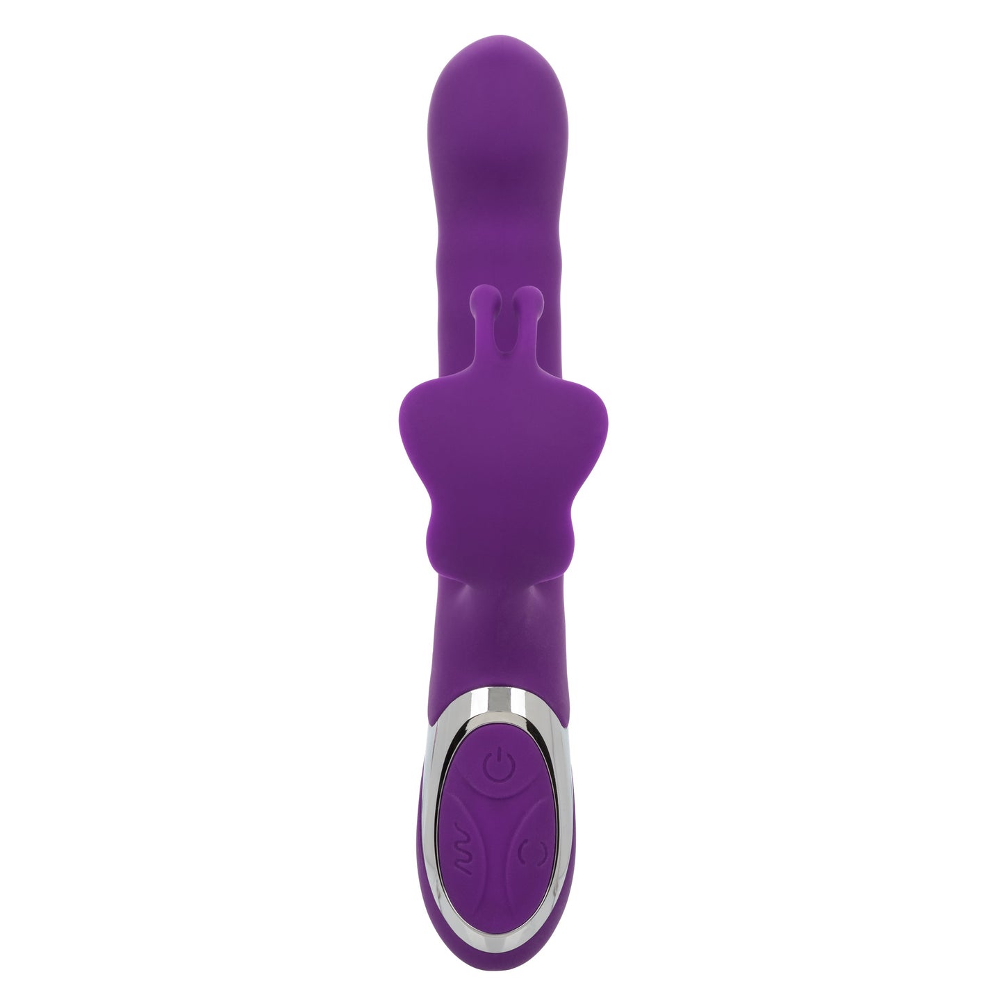 Enchanted Flutter Thrusting and Rotating Rabbit Vibrator - Purple