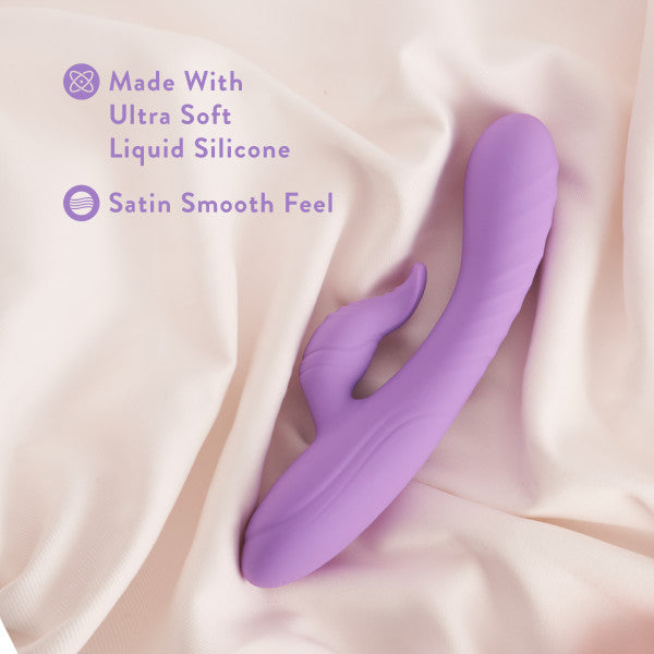 Evelyn Beginner G-Spot Rabbit Vibrator - Purple