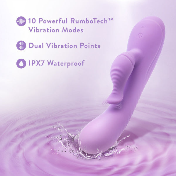 Evelyn Beginner G-Spot Rabbit Vibrator - Purple