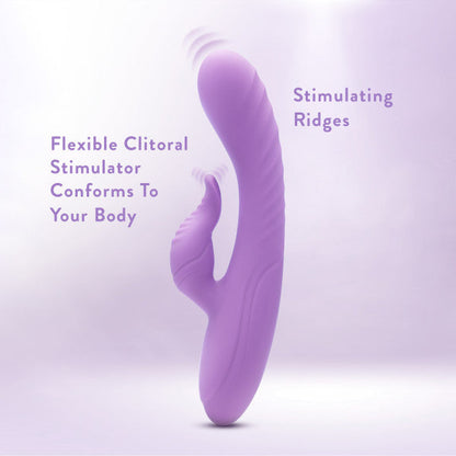 Evelyn Beginner G-Spot Rabbit Vibrator - Purple