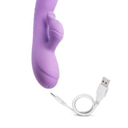 Evelyn Beginner G-Spot Rabbit Vibrator - Purple