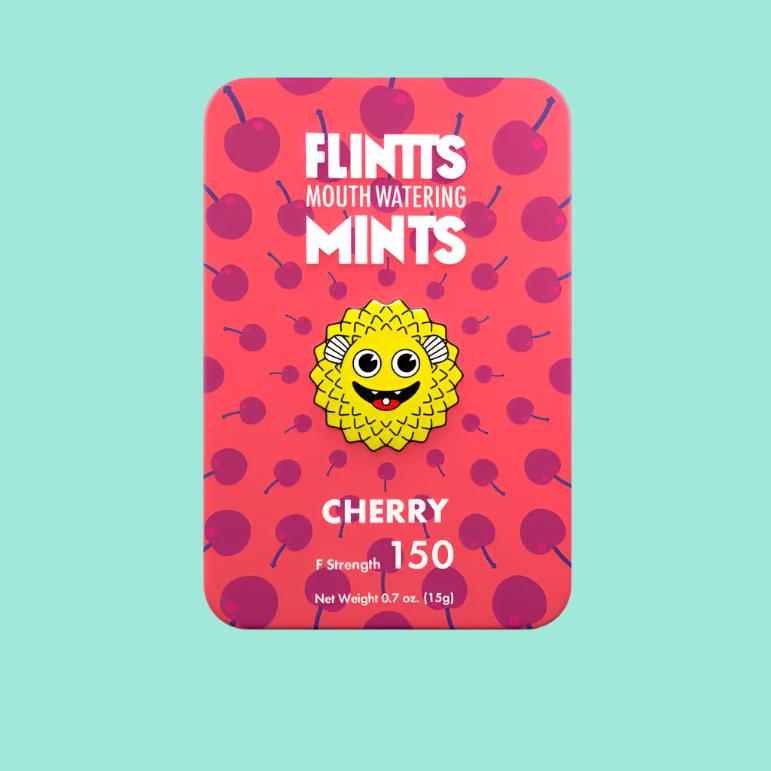 Flintts Mouth Watering Mints - Cherry