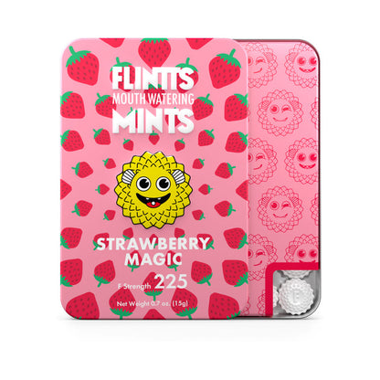 Flintts Mouth Watering Mints - Strawberry