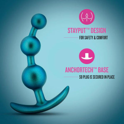 Gamma Silicone Anal Beads & Butt Plug