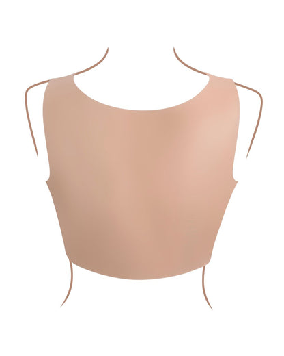 Gender X Wearable Silicone D Cup Breasts - Vanilla