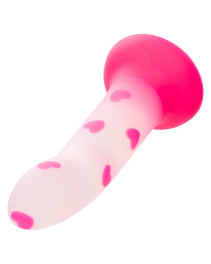 Glow Stick Heart Silicone First Time Glow in the Dark Dildo