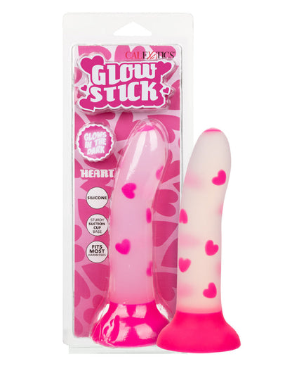 Glow Stick Heart Silicone First Time Glow in the Dark Dildo