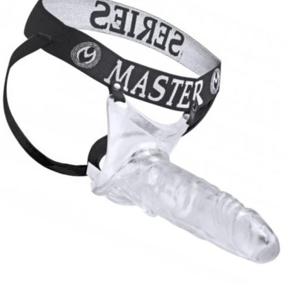 Grand Mamba XL Clear Hollow Dildo & Strap-on Harness