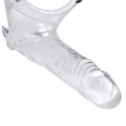 Grand Mamba XL Clear Hollow Dildo & Strap-on Harness
