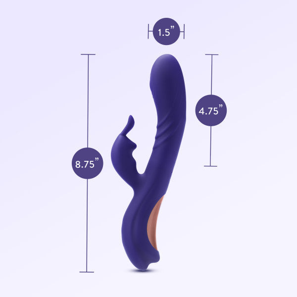 Harper Double Motor G-Spot Caressing Rabbit Vibrator