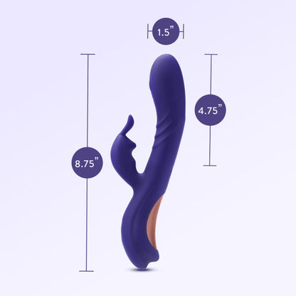 Harper Double Motor G-Spot Caressing Rabbit Vibrator